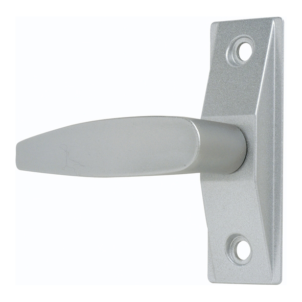 5245601 • Silver • Left Hand • Lever Handle With Cam Plug For Deadlatch Case