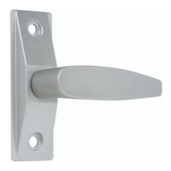 5245602 • Silver • Right Hand • Lever Handle With Cam Plug For Deadlatch Case