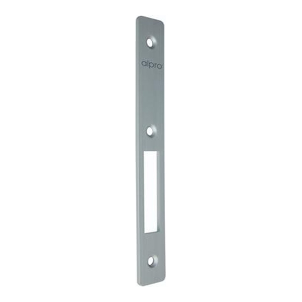 52FP1821 • Satin Aluminium • Flat Faceplate For Threaded Cylinder Hookbolt Lock Case
