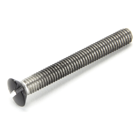 26396B • M5 x 40mm • Black • Satin Stainless • From The Anvil Male Screw