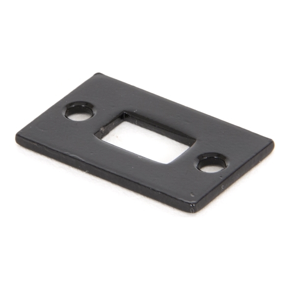 33014R • 32 x 19mm • Black • From The Anvil Mortice Plate for Cranked Bolt
