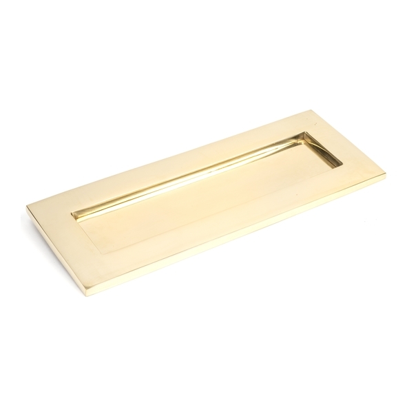 33060 • 265 x 108mm • Polished Brass • From The Anvil Small Letter Plate