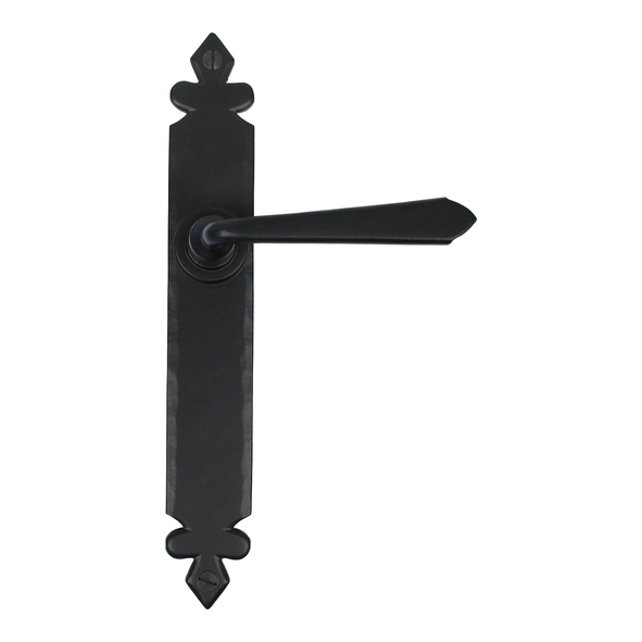 33117 • 273 x 40 x 5mm • Black • From The Anvil Cromwell Lever Latch Set