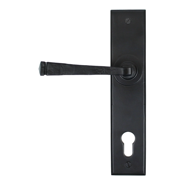 33123 • 241 x 48 x 5mm • Black • From The Anvil Avon Lever Espag. Lock Set