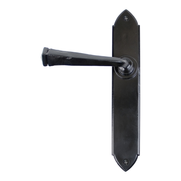 33275 • 248 x 44 x 5mm • Black • From The Anvil Gothic Lever Latch Set