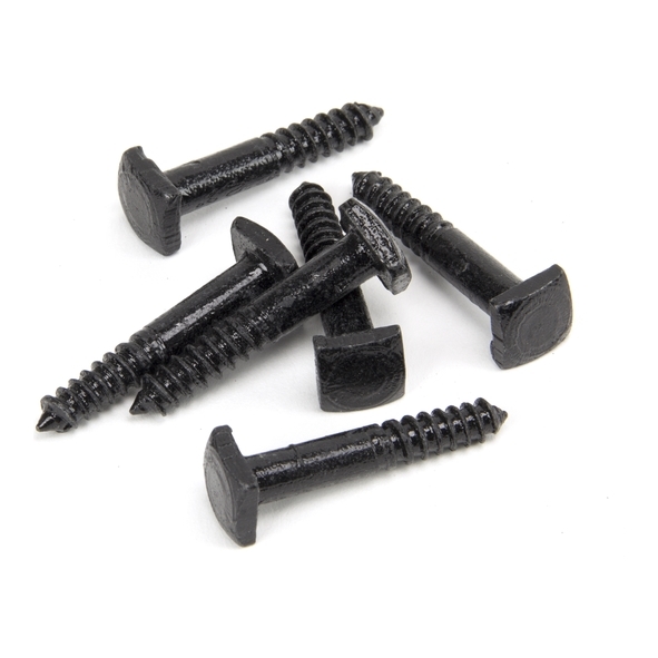 33294B • 12 x 12mm • Black • From The Anvil Lagg Bolt for Cottage Latch