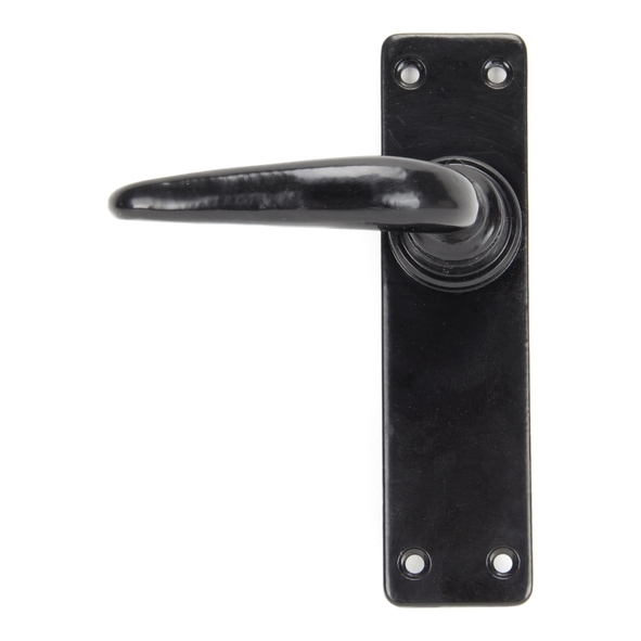 33317 • 155 x 40 x 5mm • Black • From The Anvil Smooth Lever Latch Set