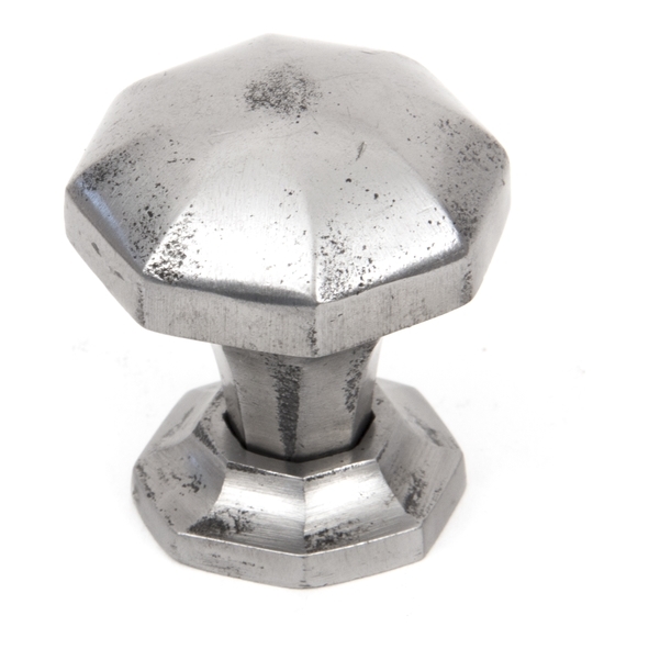 33366 • 32mm • Natural Smooth • From The Anvil Octagonal Cabinet Knob - Small