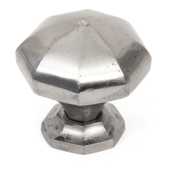33367 • 39mm • Natural Smooth • From The Anvil Octagonal Cabinet Knob - Large