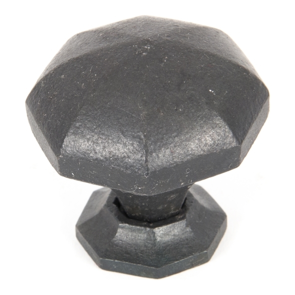 33370 • 39mm Ø • Beeswax • From The Anvil Octagonal Cabinet Knob - Large