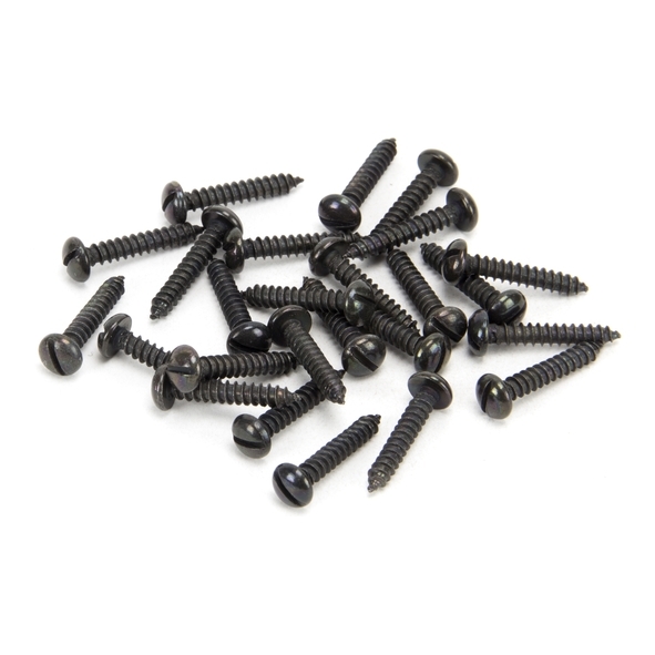33409 • 6 x ¾ • Black • From The Anvil Round Head Screws