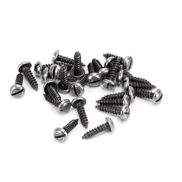 33423 • 6 x ½ • Pewter Patina • From The Anvil Round Head Screws