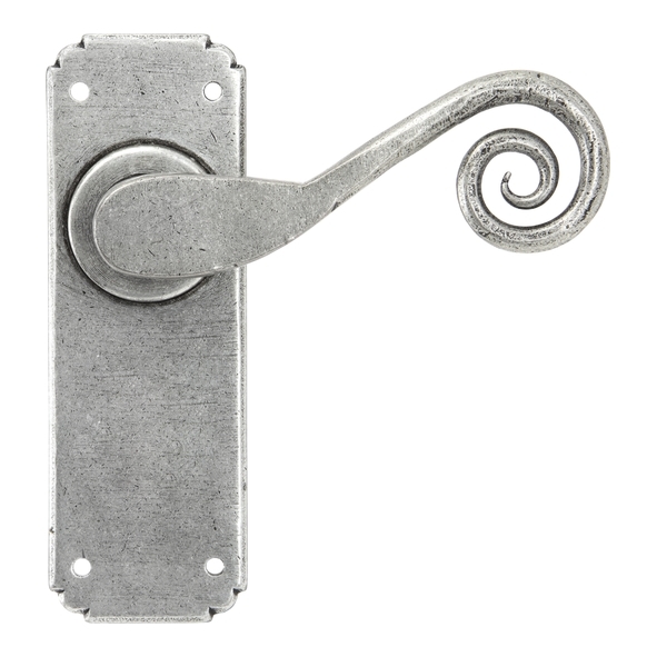 33616 • 152 x 51 x 3mm • Pewter Patina • From The Anvil Monkeytail Lever Latch Set
