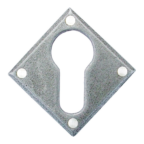 33622 • 51 x 51mm • Pewter Patina • From The Anvil Diamond Euro Escutcheon