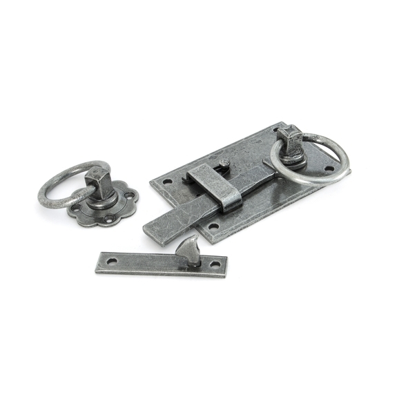 33667 • 152mm x 103mm • Pewter Patina • From The Anvil Cottage Latch - RH