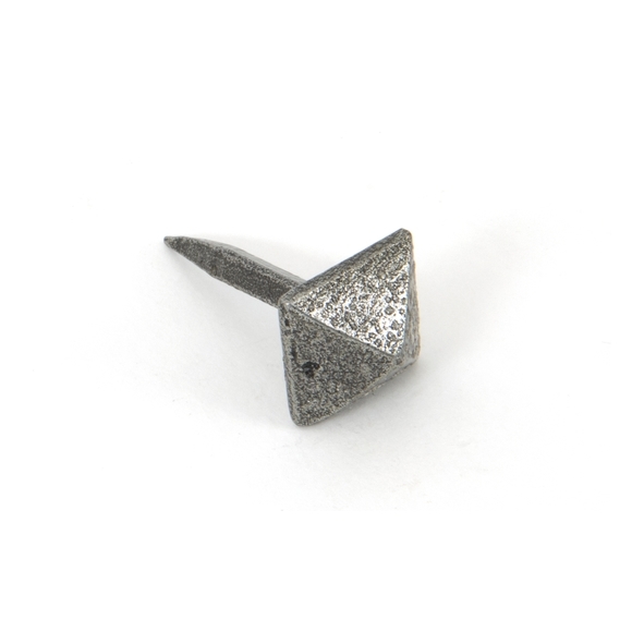 33694 • 15mm x 15mm • Pewter Patina • From The Anvil Pyramid Door Stud - Small