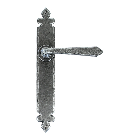 33731 • 273 x 40 x 5mm • Pewter Patina • From The Anvil Cromwell Lever Latch Set