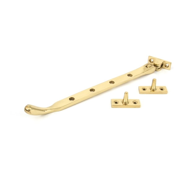 33750 • 288mm • Polished Brass • From The Anvil Peardrop Stay