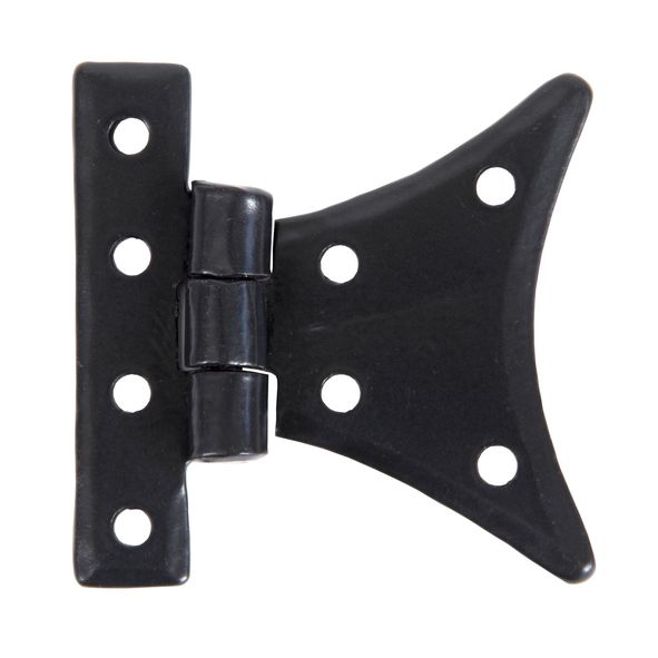 33812 • 051 x 051mm • Black • From The Anvil Half Butterfly Hinge