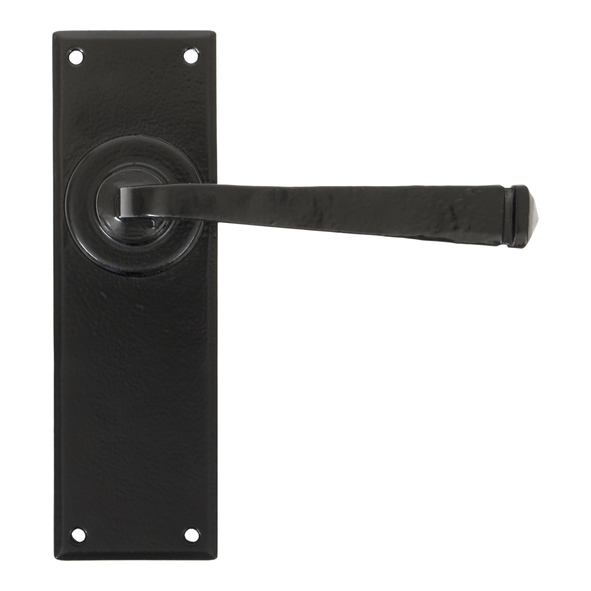 33823 • 152 x 48 x 5mm • Black • From The Anvil Avon Lever Latch Set