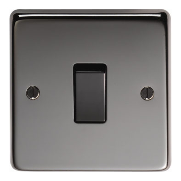 34200 • 86mm x 86mm x 7mm • Black Nickel • From The Anvil Single 10 Amp Switch