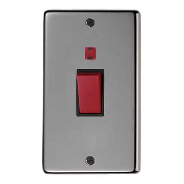 34211 • 86 x 146 x 7mm • Black Nickel • From The Anvil Double Plate Cooker Switch