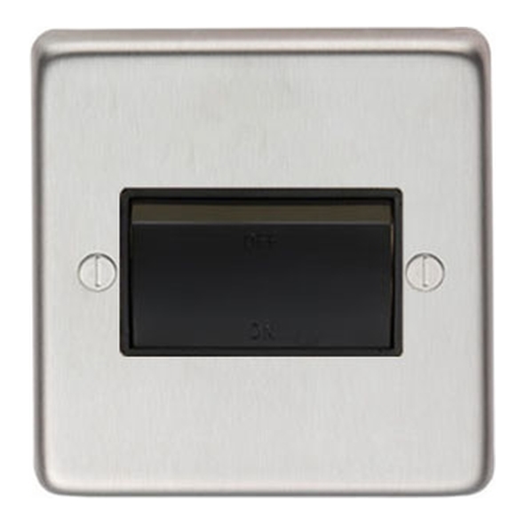 34213/1 • 86 x 86 x 7mm • Satin Stainless • From The Anvil Fan Isolator Switch