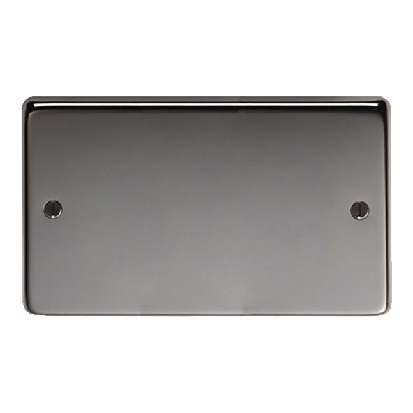 34234 • 146mm x 86mm x 7mm • Black Nickel • From The Anvil Double Blank Plate