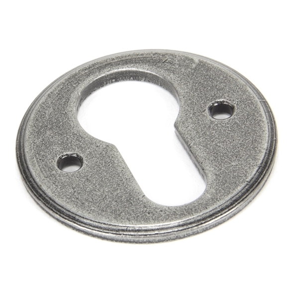 45122  45mm  Pewter Patina  From The Anvil Regency Euro Escutcheon