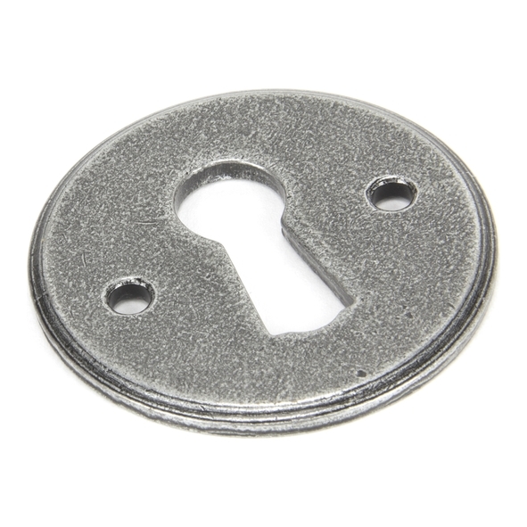 45123  45mm  Pewter Patina  From The Anvil Regency Escutcheon