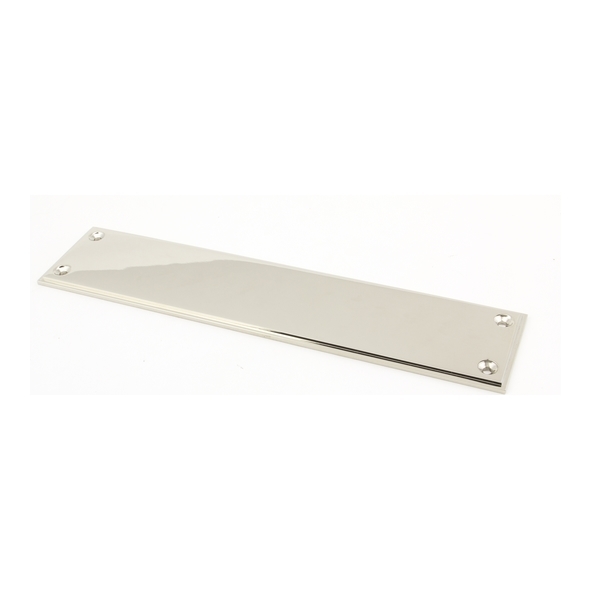 45391 • 300 x 65mm • Polished Nickel • From The Anvil Art Deco Finger Plate
