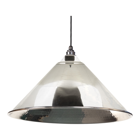 45433 • 510mm • Hammered Nickel • From The Anvil Hockley Pendant