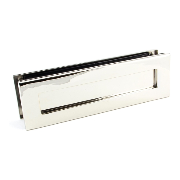 45443 � 315 x 92mm � Polished Nickel � From The Anvil Traditional Letterbox