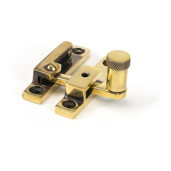 45478 � 64 x 13mm � Aged Brass � From The Anvil Brompton Quadrant Fastener - Narrow