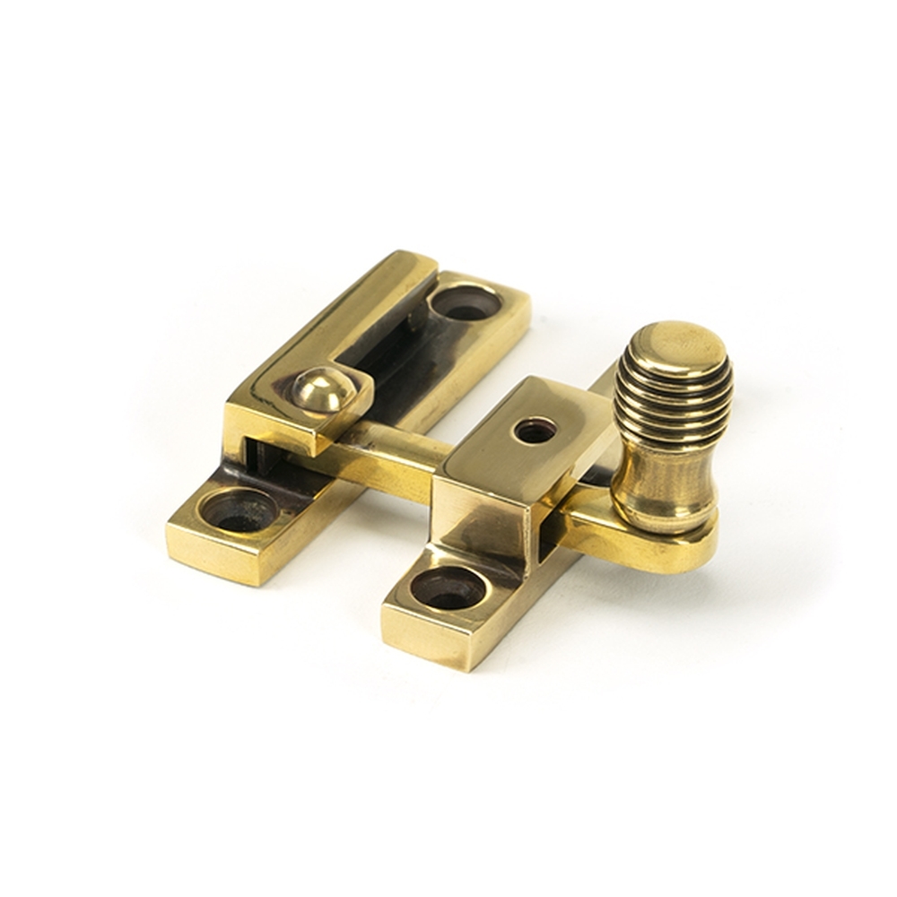 45480  64mm  Aged Brass  From The Anvil Beehive Quadrant Fastener - Narrow