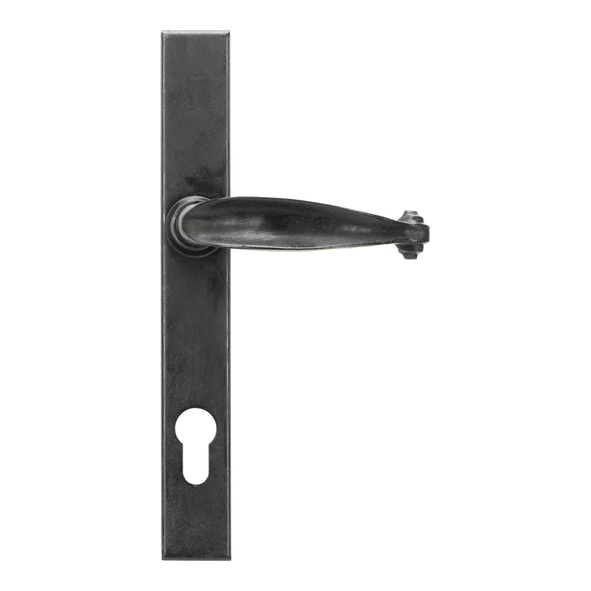 45593 • 242mm x 32mm x 13mm • External Beeswax • From The Anvil Cottage Slimline Lever Espag. Lock Set