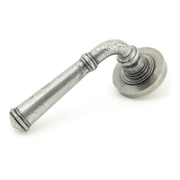 45643 • 53 x 8mm • Pewter Patina • From The Anvil Regency Lever on Rose Set [Plain]