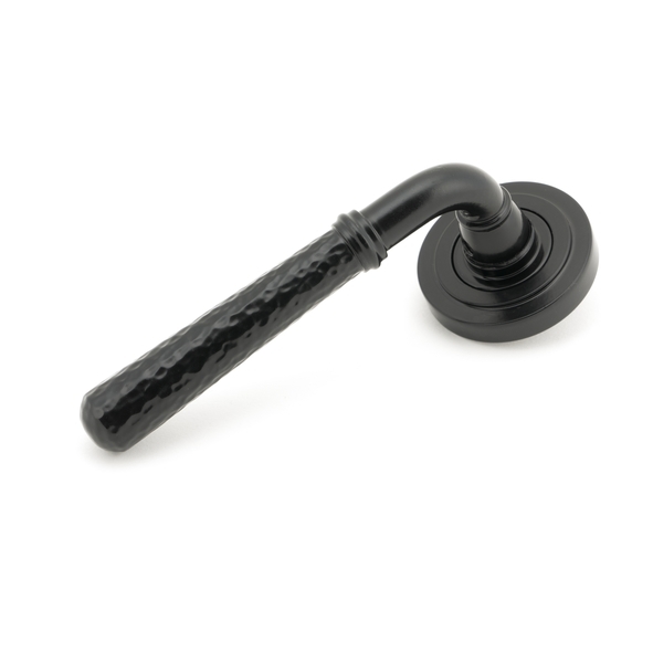 45648 • 53 x 8mm • Black • From The Anvil Hammered Newbury Lever on Rose Set [Art Deco]