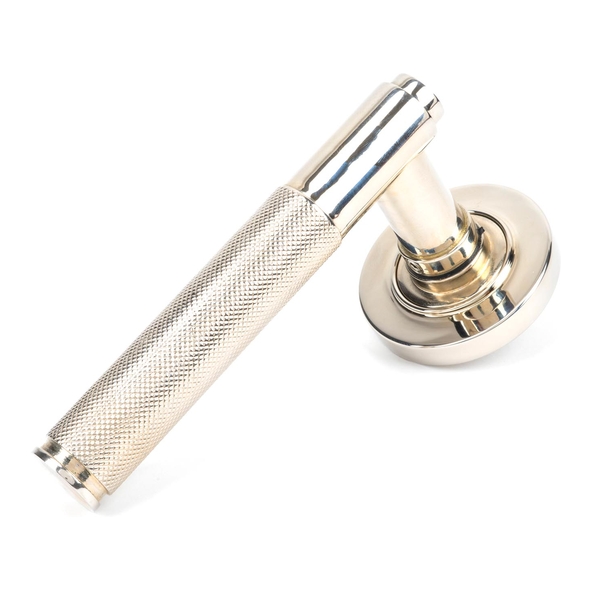 45667 � 53 x 8mm � Polished Nickel � From The Anvil Brompton Lever on Rose [Plain]