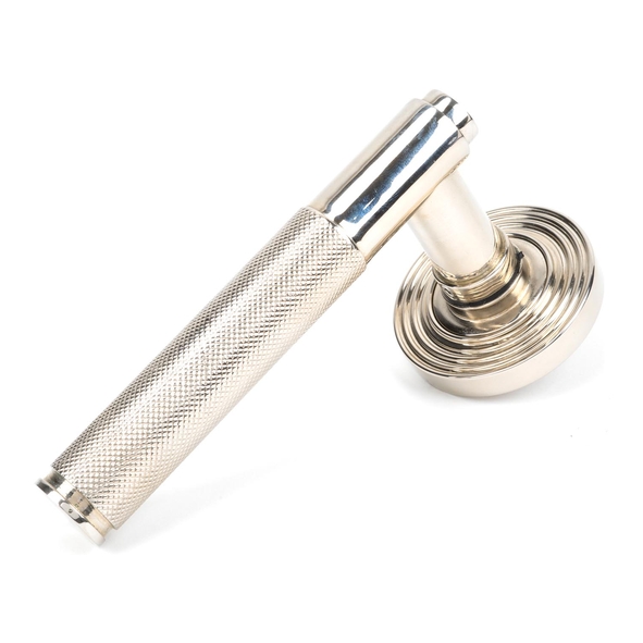 45669 � 53 x 8mm � Polished Nickel � From The Anvil Brompton Lever on Rose [Beehive]