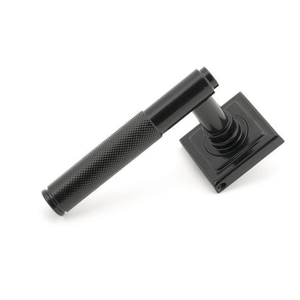 45674 • 53 x 53 x 8mm • Black • From The Anvil Brompton Lever on Rose Set [Square]
