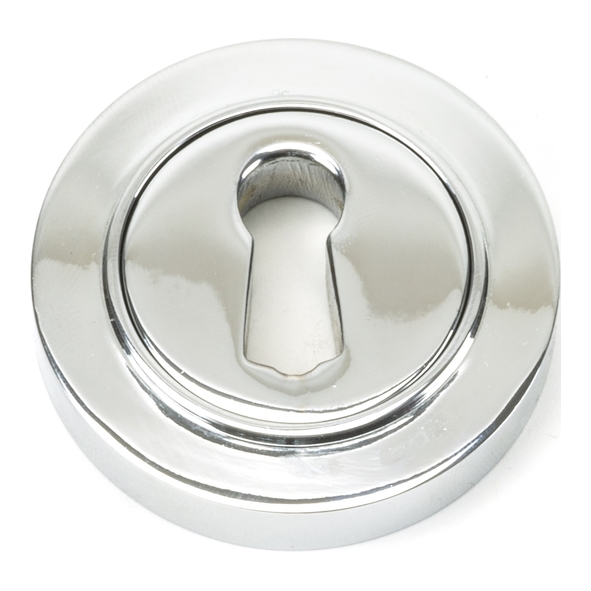 45687  53mm  Polished Chrome  From The Anvil Round Escutcheon [Plain]
