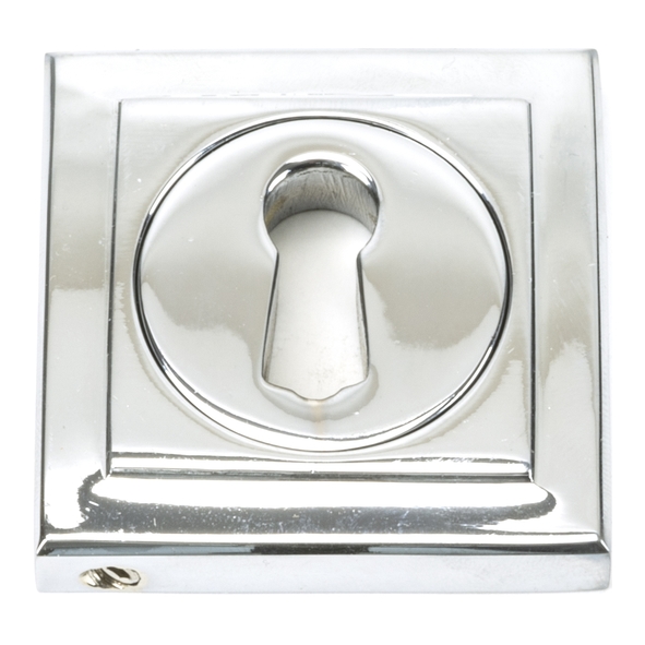 45690 • 53 x 53mm • Polished Chrome • From The Anvil Round Escutcheon [Square]