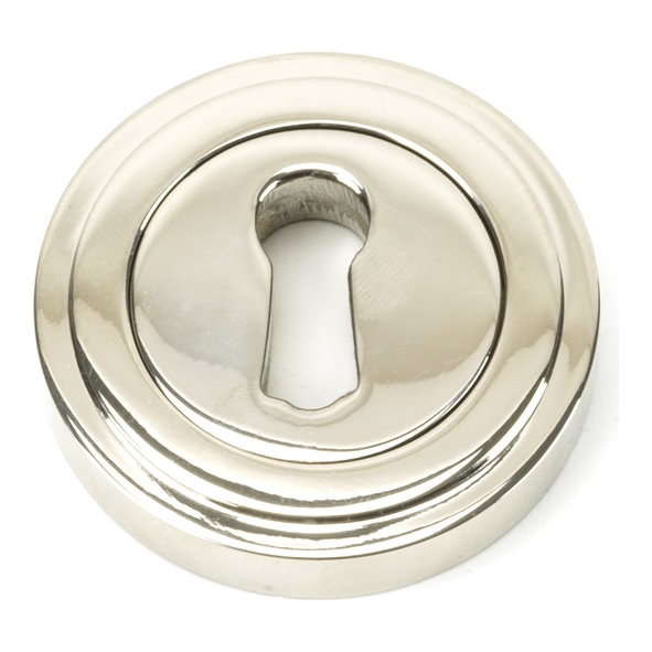 45692 • 53mm • Polished Nickel • From The Anvil Round Escutcheon [Art Deco]