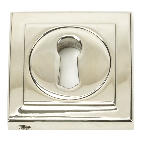 45694  53 x 53mm  Polished Nickel  From The Anvil Round Escutcheon [Square]