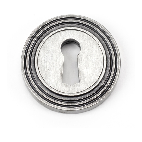 45705 � 53mm � Pewter Patina � From The Anvil Round Escutcheon [Beehive]