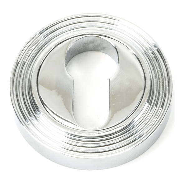 45713 • 53mm • Polished Chrome • From The Anvil Round Euro Escutcheon [Beehive]