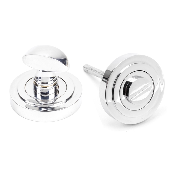 45736 � 53 x 8mm � Polished Chrome � From The Anvil Round Thumbturn [Art Deco]