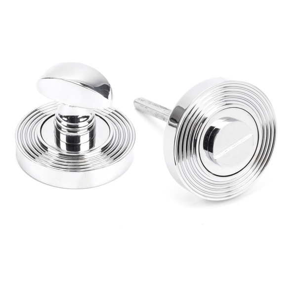 45737  53 x 8mm  Polished Chrome  From The Anvil Round Thumbturn [Beehive]