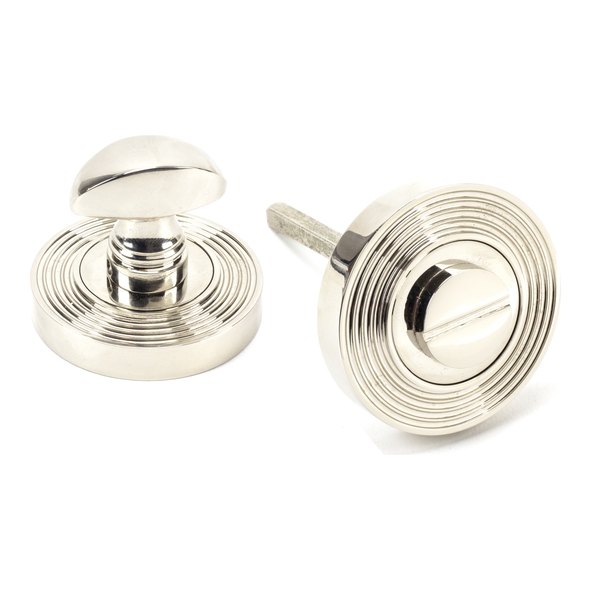 45741 • 53 x 8mm • Polished Nickel • From The Anvil Round Thumbturn [Beehive]